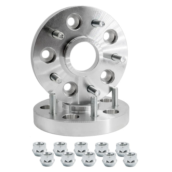 2 distanziali ruota 25mm 5x127 con bulloneria centraggio 71,5