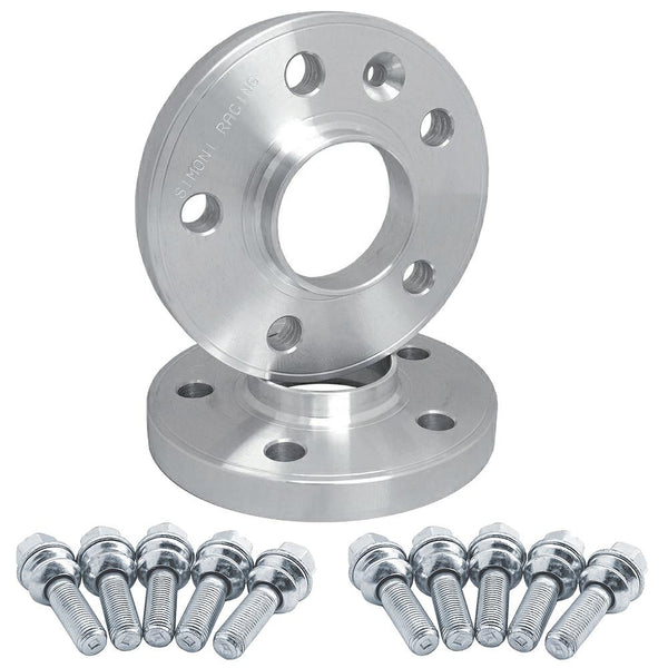 2 distanziali ruota 12mm 5x112 centraggio 66,6 con bulloneria