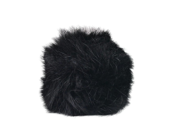 Copripomello Fluffy Fur nero