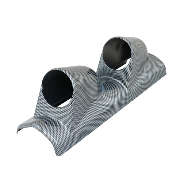 Portastrumenti verticale 2 fori carbon look