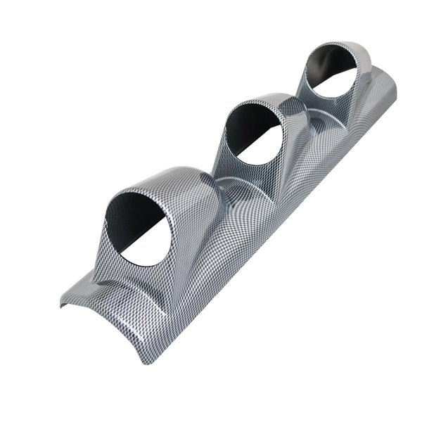 Portastrumenti verticale 3 fori carbon look