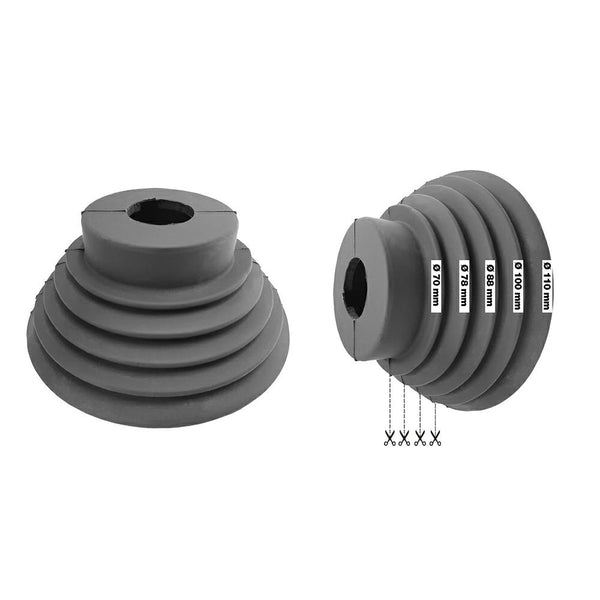 Parapolvere in gomma a soffietto small