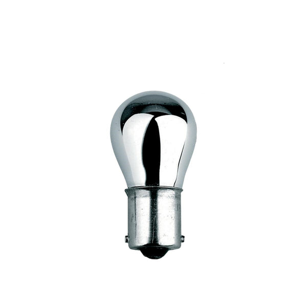 Lampadina alogena Bau15s PY21W Chrome Indicator arancio