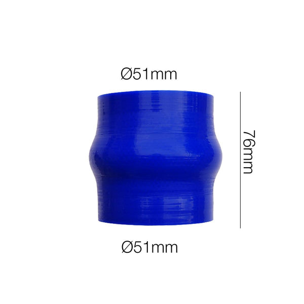 Manicotto blu Manitor soffietto l.76mm id.51mm