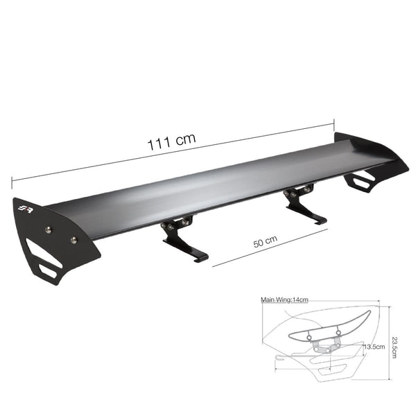 Spoiler da tetto Mistral ala singola nero