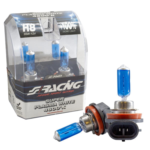 Lampadine alogene H8 Super Plasma White