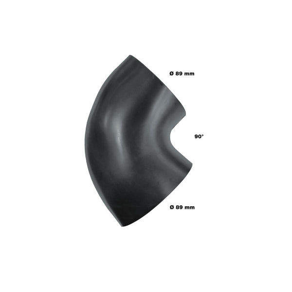 Raccordo in gomma 90° diam.89mm