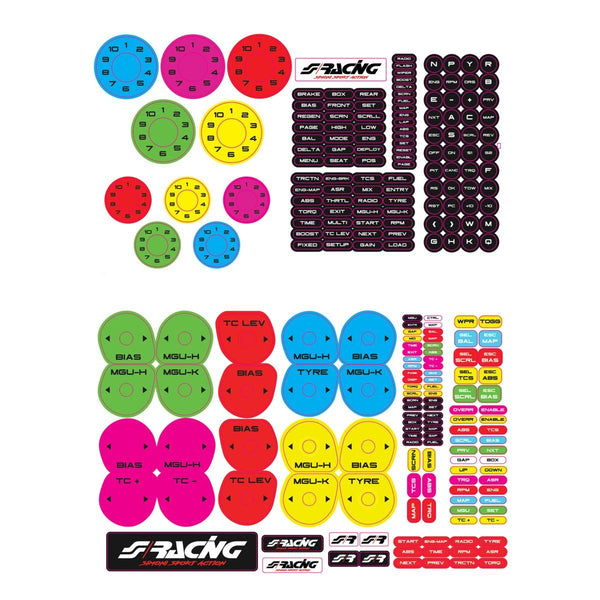 Adesivi personalizzati per simulatore