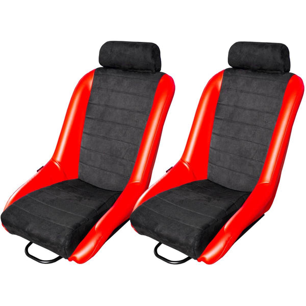 Coppia Sedili Vintage Rosso