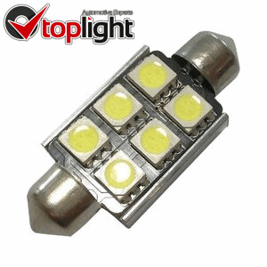 KIT LED (2pz.) SILURO 16x38 -12V 6 smd CANBUS