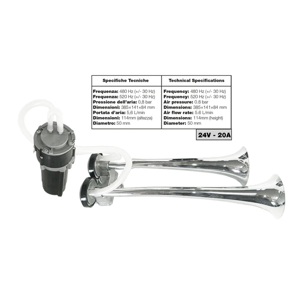 Tromba bitonale "Truck" 24V