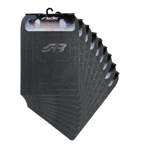 10 Tappetini in moquette nera tagliabili