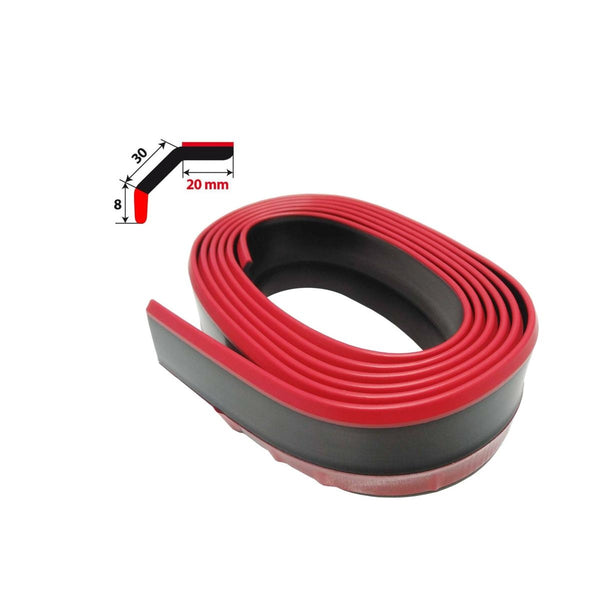 Lip splitter adesivo universale rosso-nero