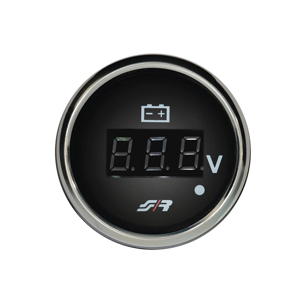 Voltmetro elettrico Chrome rim line