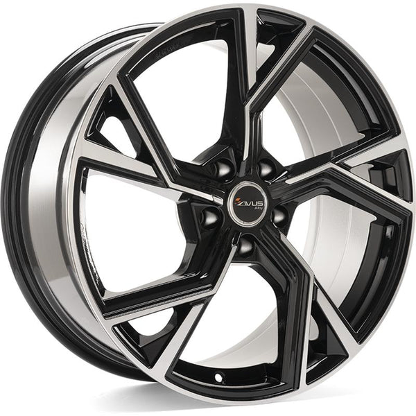 AVUS CA8E3 AF20 8X18 5X112 ET 48 57,1 BLACK POLISHED (OMOL. NADN091)