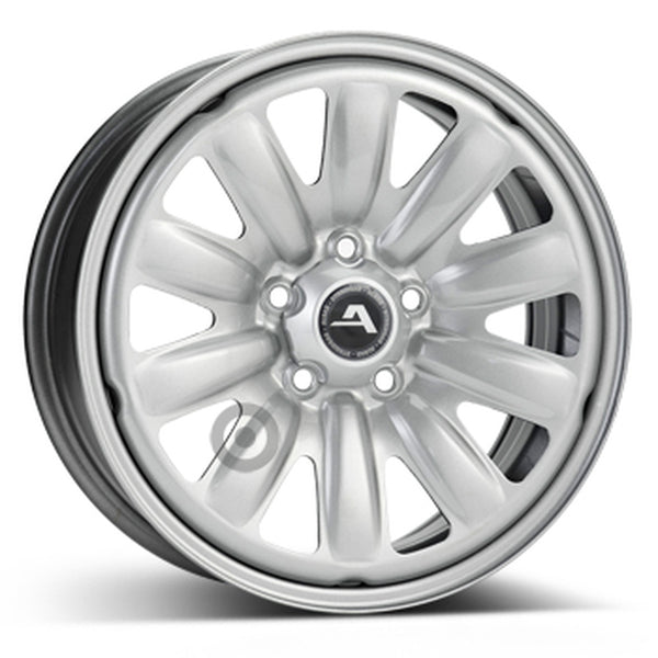 KFZ ALCAR HYBRIDRAD 6,5X16 5X112 ET 50 57 SILVER OMOL. ECE (130000)