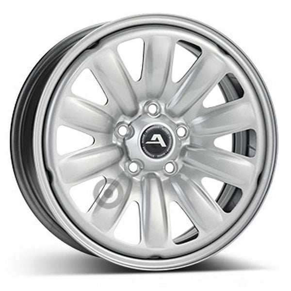 KFZ ALCAR HYBRIDRAD 6X16 5X112 ET 43 57 SILBER GENEHMIGT. ECE (130301)