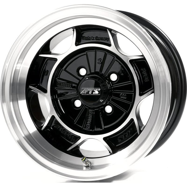 ATS CA4X2 CLASSIC 5,5X15 4X130 ET 25 70 DIAMOND BLACK FRONTPOLISHED