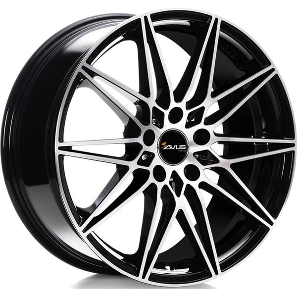 AVUS CA759 AC-MB5 8,5X19 5X112 ET 47 66,7 BLACK POLISHED (OMOL. NADL207)