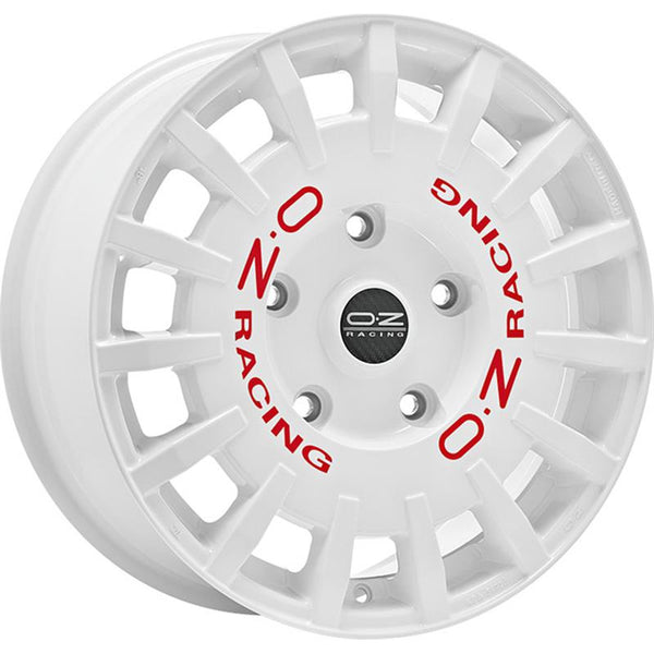OZ RACING CA1G2 RALLY RACING VAN 8X18 5X120 ET 45 65,1  RACE WHITE RED LETTERING (OMOL. NADH062)
