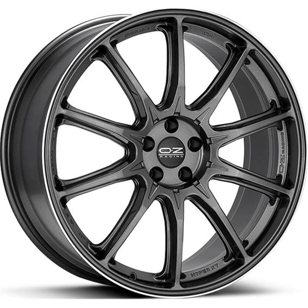 OZ RACING CA1G6 HYPER XT HLT 11X22 5X120 ET 38 79  STAR GRAPHITE DIAMOND LIP (OMOL. NADK138)