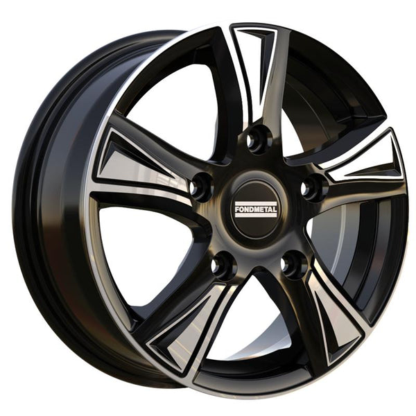 FONDMETAL CA1U5 PRO1 7X17 5X112 ET 49 66,5 GLOSSY BLACK MACHINED (OMOL. NADP128_EST000_AGG00) (LENTE 60 MM)