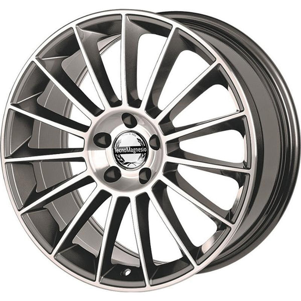 TECNOMAGNESIO CA1V1 STAR EVO 8,5X20 5X112 ET 35 66,6 ANTHRACITE POLISHED (LENTE 75MM MB - C60) (NAD)