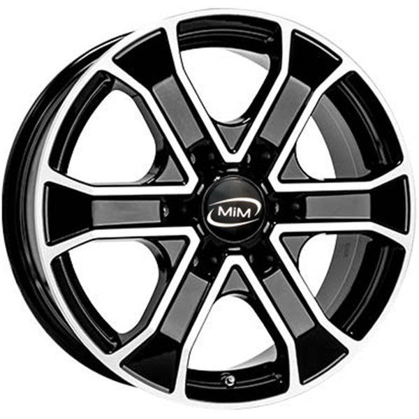 MIM CA229 HARD 8X18 6X130 ET 53 84,1 BLACK POLISH