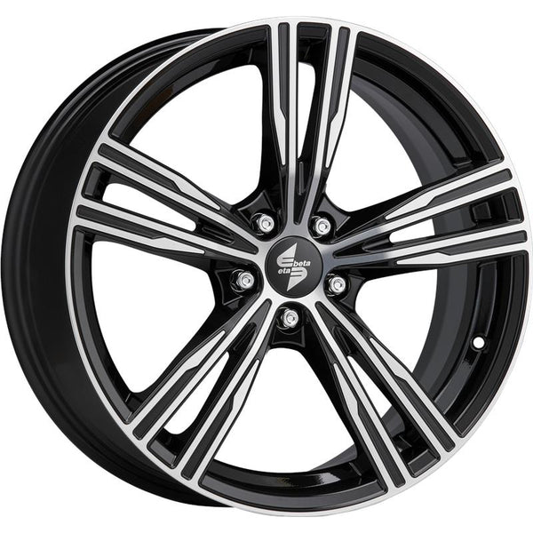 ETA BETA CA2A4 AMOS 8,5X20 5X114,3 ET 35 64,1 SHINY BLACK FULL POLISH