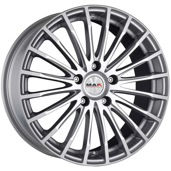 MAK CA973 FATALE 8X18 5X112 ET 50 57,1 EH2+ SILVER (OMOL. NADF208 AGG002)