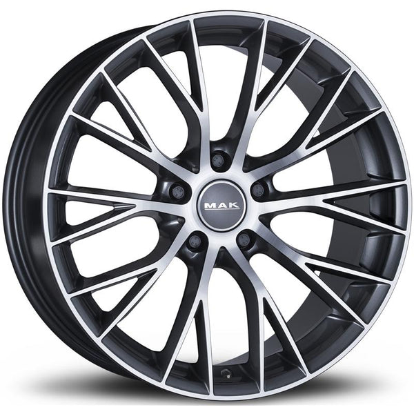 MAK CA363 MUNCHEN 9,5X19 5X120 ET 45 72,6 EH2+ GUN MET-MIRROR FACE (OMOL. NADF260 AGG002)