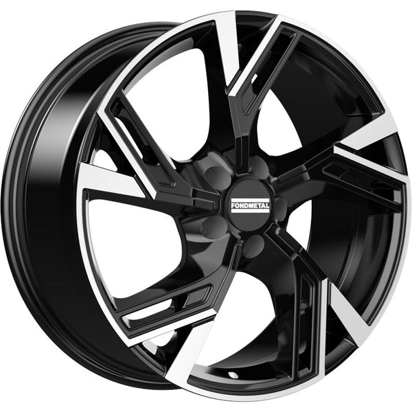 FONDMETAL CA3M8 ATENA 8,5X20 5X108 ET 45 63,34 GLOSSY BLACK PARTIAL MACHINED (OMOL. ECE - NADM109) CUP OE 65MM VOLVO