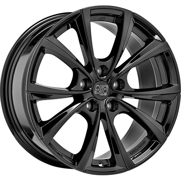 MSW CA3R2 MSW 27T 9,5X19 5X120 ET 40 64,12  GLOSS BLACK (OMOL.  - YES)