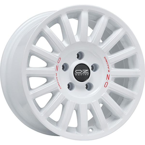 OZ RACING CA3V9 RALLY RAID 8,5X18 5X130 ET 32 71,5  RACE WHITE RED LETTERING (OMOL. NADM062)