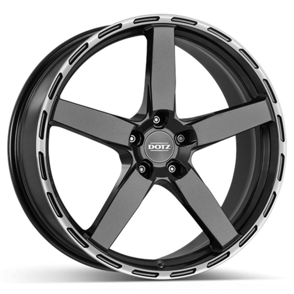 DOTZ CA3Z7 MARINABAY 10X21 5X112 ET 28 70,1 GUNMETAL/POLISHED LIP (OMOL. NADS099)