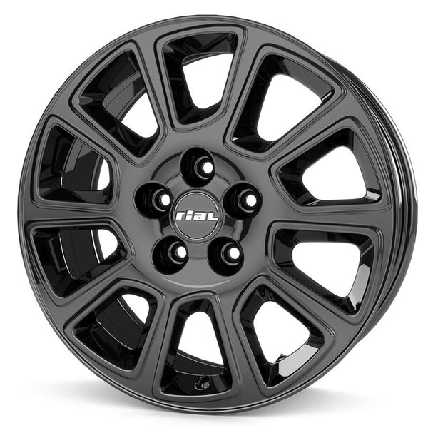 RIAL CA443 TRANSPORTER 7X17 5X108 ET 45 65,1 DIAMOND BLACK