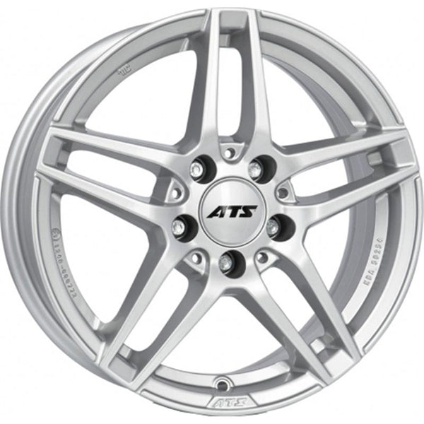 ATS CA476 MIZAR 8X17 5X112 ET 49,5 66,5 POLAR SILVER OE CAP MERCEDES (OMOL. ECE)