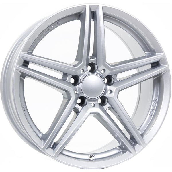 RIAL CA484 M10 9,5X19 5X112 ET 51 66,5 POLAR SILVER OE CAP MERCEDES