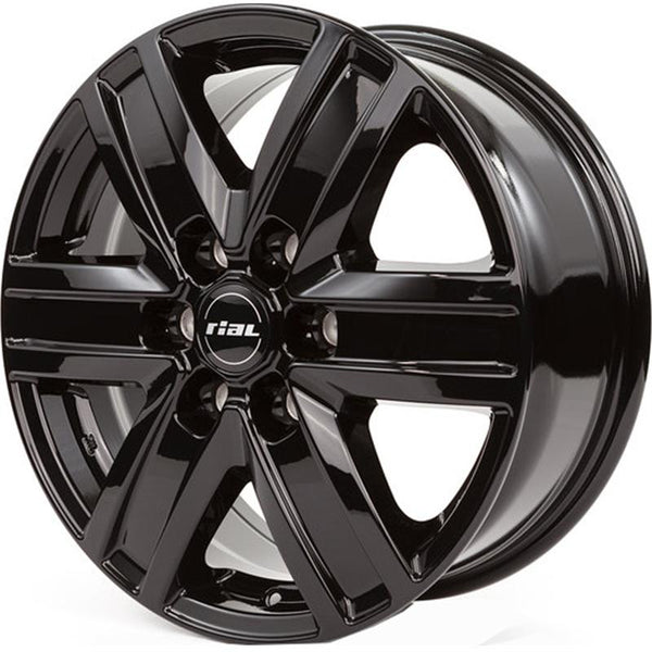 RIAL CA493 TRANSPORTER 6 7X17 6X139,7 ET 57 92,4 DIAMOND BLACK