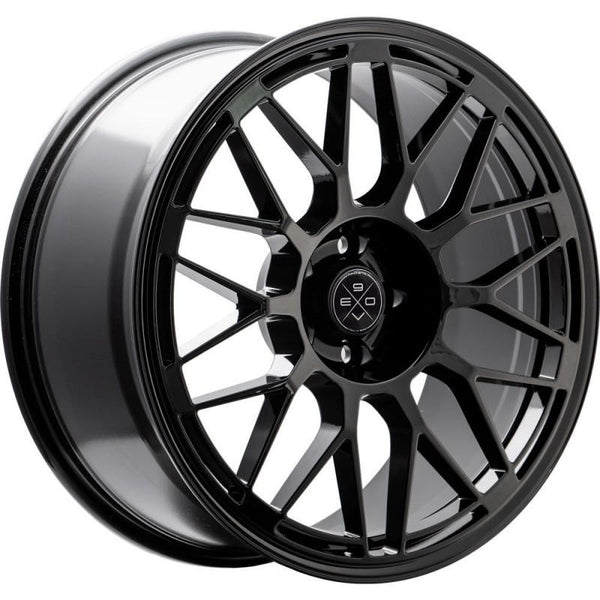 FONDMETAL CA4B5 9EVO 9X20 5X112 ET 24 75 GLOSSY BLACK (OMOL. NADN010_EST000_AGG00) (LENTE 60 MM)