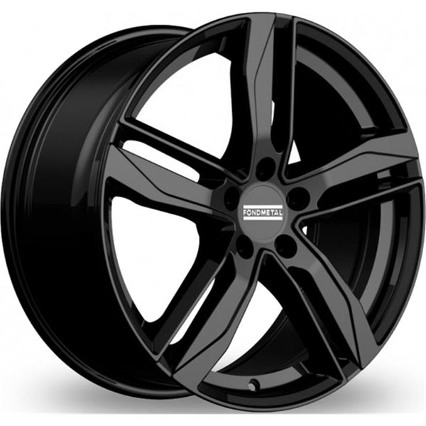 FONDMETAL CA4C4 HEXIS 8,5X19 5X112 ET 32 57,1 GLOSSY BLACK EH2+ (OMOL. NADK194) (CUP OE 62 MM AUDI)