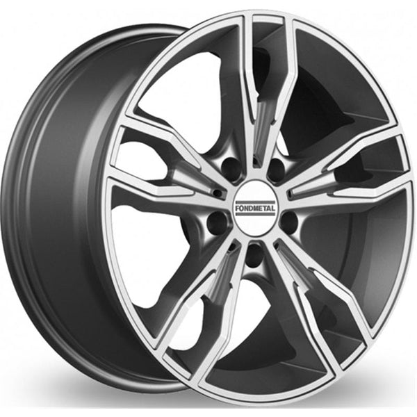 FONDMETAL CA4C7 ALKE 8X19 5X112 ET 47 66,5 GLOSSY SILVER EH2+ (OMOL ECE - NADL064) (CUP OE 57MM BMW)