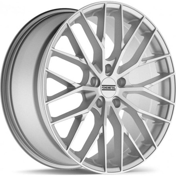 FONDMETAL CA4D9 MAKHAI 10X21 5X110 ET 33 65,1 EH2+ GLOSSY SILVER (OMOL. NADM097) CUP OE 61MM ALFA ROMEO