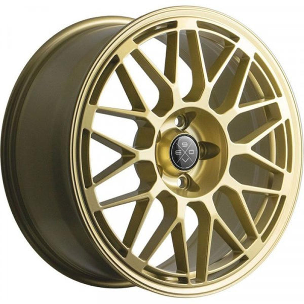 FONDMETAL CA4E7 9EVO 7X17 5X100 ET 43 75 GLOSSY GOLD (OMOL. NADL149) (LENTE 60 MM)