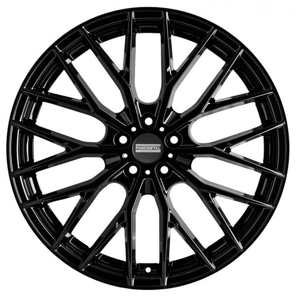 FONDMETAL CA4E8 MAKHAI 9X20 5X130 ET 50 71,6 GLOSSY BLACK (OMOL. NADM108) (LENTE 60 MM)