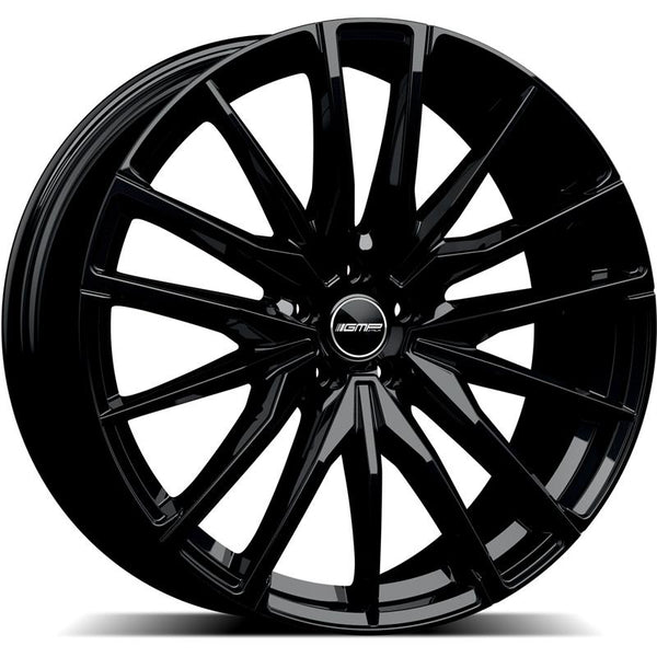 GMP CA4F5 SPARTA 9,5X22 5X112 ET 37 66,6 EH2+ GLOSSY BLACK (OMOL. NADM187)