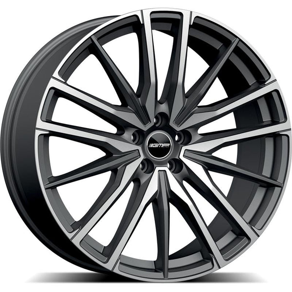 GMP CA4F6 SPARTA 9,5X22 5X112 ET 37 66,6 EH2+ MATT ANTHRACITE DIAMOND (OMOL. NADM187)