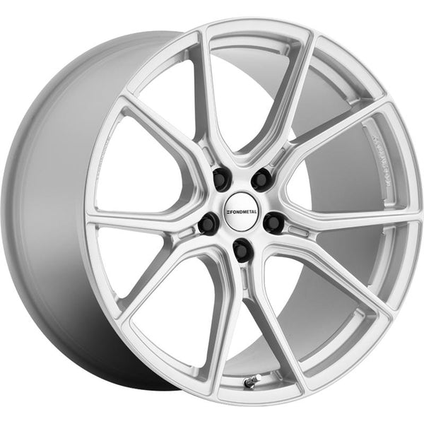 FONDMETAL CA4G4 STC-45 9X20 5X108 ET 48 75 GLOSSY SILVER (LENTE 60 MM)