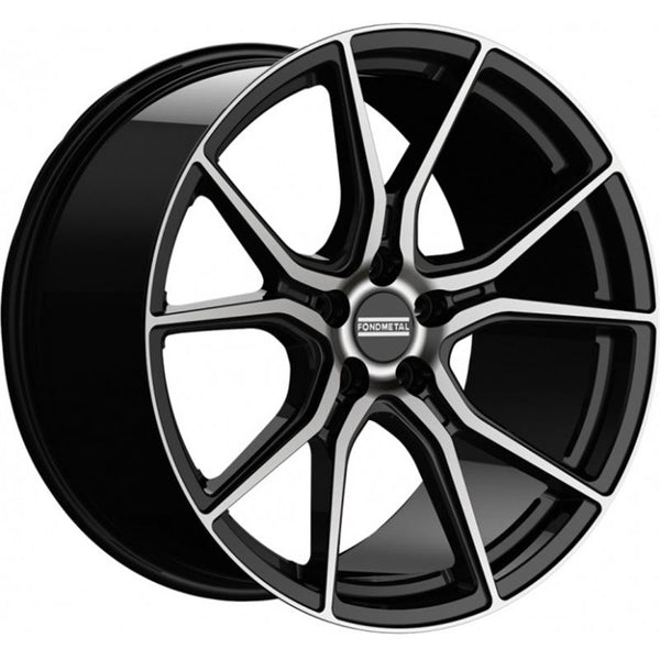 FONDMETAL CA4G5 STC45 9X20 5X114,3 ET 38 70,65 GLOSSY BLACK MACHINED (OMOL. NADH151) CUP OE 56MM FORD