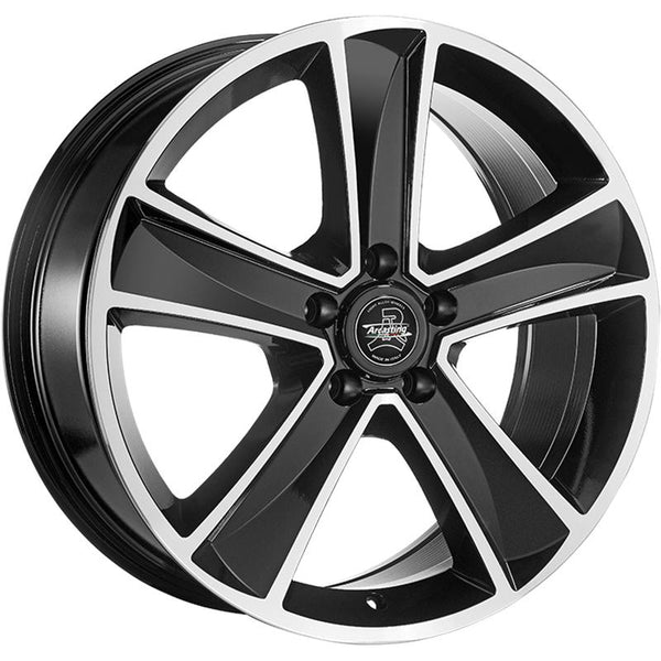 ARCASTING CA4O6 MAMMUT5 8X18 5X112 ET 50 66.6 NOIR POLI